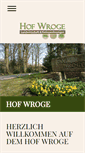 Mobile Screenshot of ferienhof-wroge.de